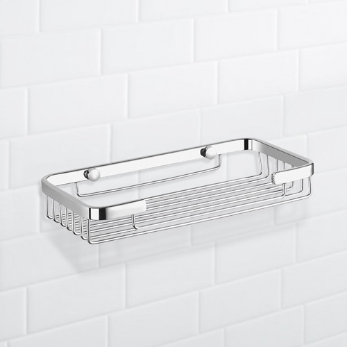 Chrome Wire Shower Basket